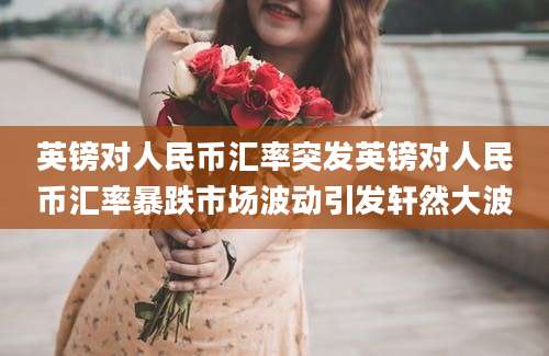 英镑对人民币汇率突发英镑对人民币汇率暴跌市场波动引发轩然大波