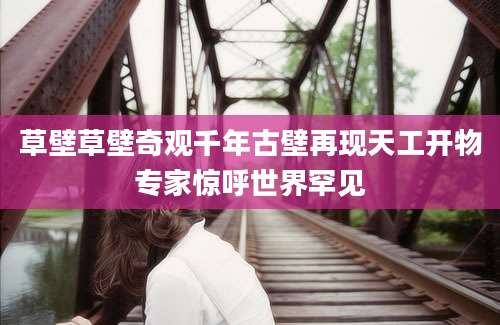 草壁草壁奇观千年古壁再现天工开物专家惊呼世界罕见