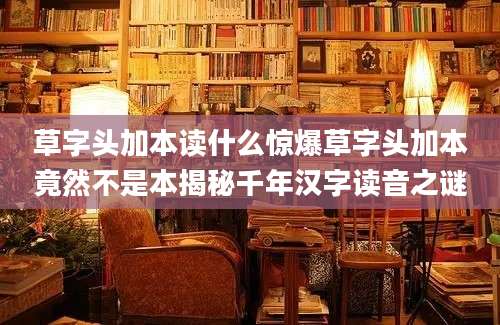 草字头加本读什么惊爆草字头加本竟然不是本揭秘千年汉字读音之谜