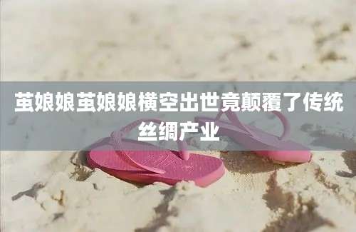 茧娘娘茧娘娘横空出世竟颠覆了传统丝绸产业