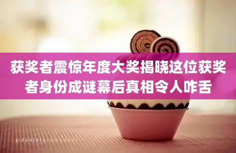 获奖者震惊年度大奖揭晓这位获奖者身份成谜幕后真相令人咋舌