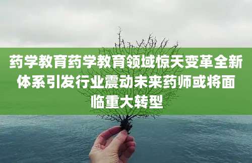 药学教育药学教育领域惊天变革全新体系引发行业震动未来药师或将面临重大转型