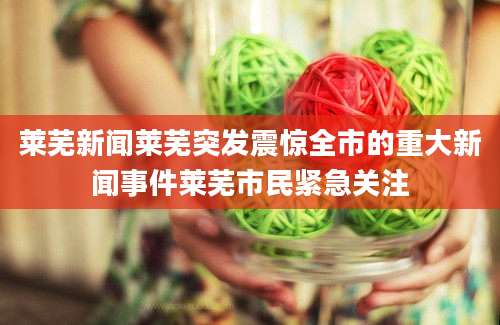 莱芜新闻莱芜突发震惊全市的重大新闻事件莱芜市民紧急关注