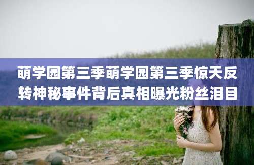 萌学园第三季萌学园第三季惊天反转神秘事件背后真相曝光粉丝泪目