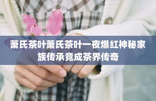 萧氏茶叶萧氏茶叶一夜爆红神秘家族传承竟成茶界传奇