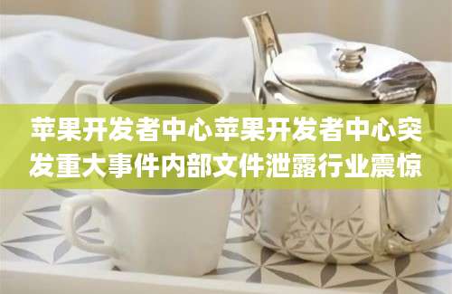 苹果开发者中心苹果开发者中心突发重大事件内部文件泄露行业震惊