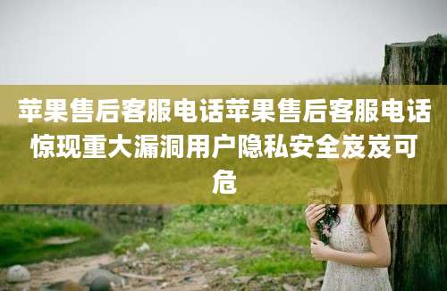 苹果售后客服电话苹果售后客服电话惊现重大漏洞用户隐私安全岌岌可危