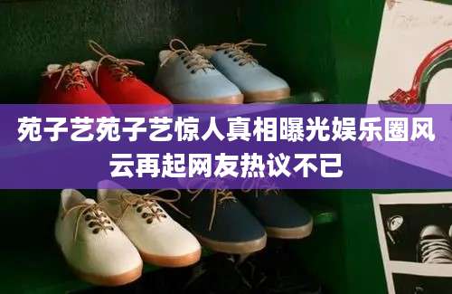 苑子艺苑子艺惊人真相曝光娱乐圈风云再起网友热议不已