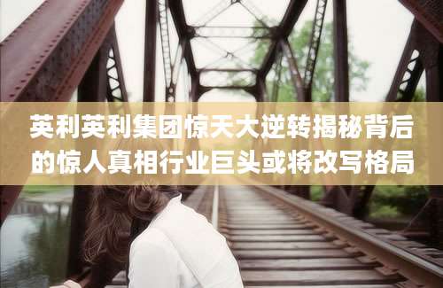 英利英利集团惊天大逆转揭秘背后的惊人真相行业巨头或将改写格局