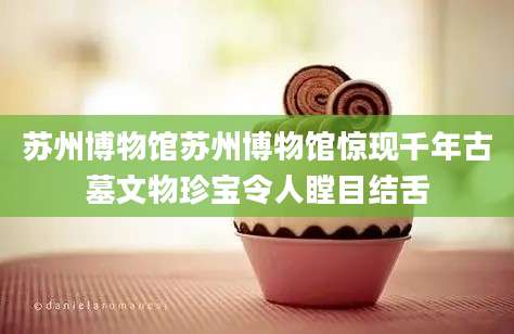 苏州博物馆苏州博物馆惊现千年古墓文物珍宝令人瞠目结舌