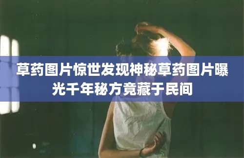 草药图片惊世发现神秘草药图片曝光千年秘方竟藏于民间